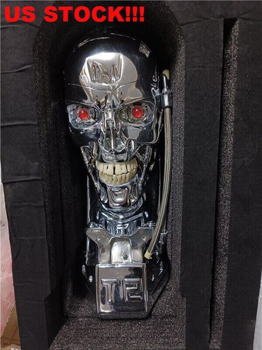 IN US! Terminator T800 1/1 Bust Statue T2 Head Sculpt Resin Model Collection Toy - Picture 6 of 6