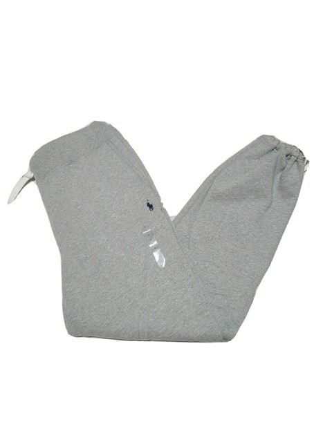 Polo Ralph Lauren Mens Pony Logo Sweatpants Heather Grey Gray Size Large for sale online | eBay