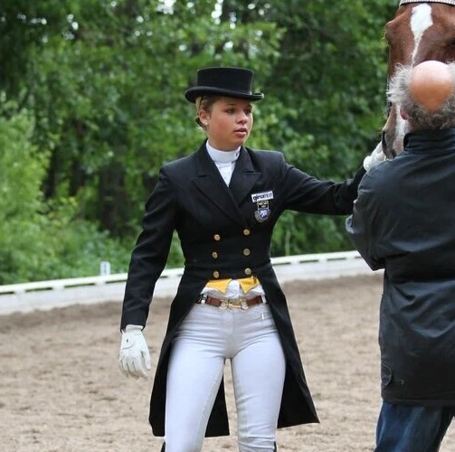 New Dressage Mistress Ladies Custom Made Black Wool Tailcoat
