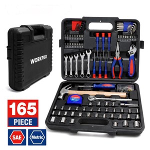 High Quality 165PC Home Tools Household Tool Set Wrench Screwdriver Plier Socket