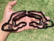 Racing Coyote Emblem Badge New Custom ￼