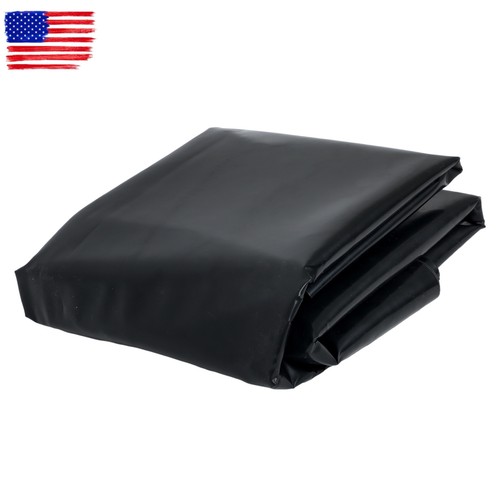 Revestimiento de estanque flexible reforzado con HDPE impermeable negro de 13 x 17 pies para cascada - Imagen 2 de 11