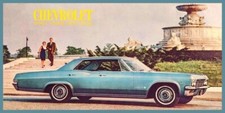 1965 Chevrolet Impala 4 Door Sport Sedan New STEEL Sign 8 x 16" Made in USA