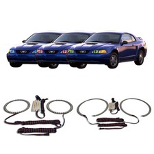 Rgb Multi Color Chs Headlight Halo Kit For Ford Mustang 99-04