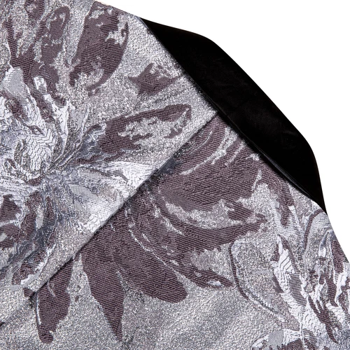 Para Hombres Floral Esmoquin Cena Chaqueta Calce Regular Chal Solapa Paisley Baile de graduación Fiesta Traje - Imagen 82 de 236