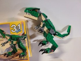 LEGO Creator Mighty Dinosaurs 31058 Create a Triceratops and T Rex incomplete