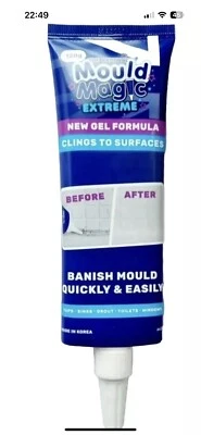 ORIGINAL MOULD MAGIC EXTREME GEL FORMULA 120G TUBE Eco TAPS SINKS GROUT WINDOWS
