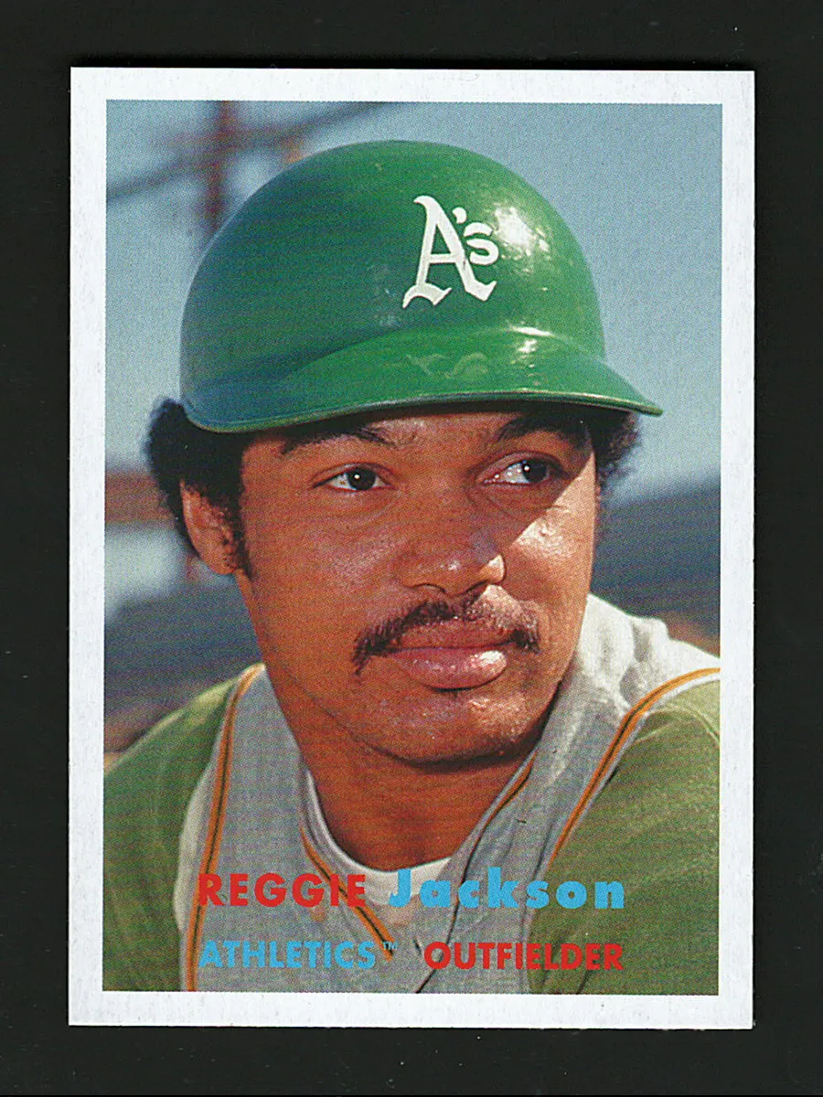 reggie jackson baseball card value