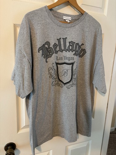 Herren Bellagio Las Vegas Bellagio Hotel/Casino grau Grafik T-Shirt Größe 2XL - Bild 5 von 6