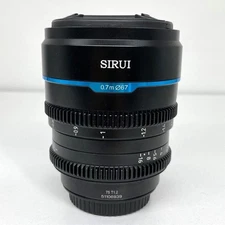 Sirui Cine Lens 75Mm T1.2 S35 E Mount