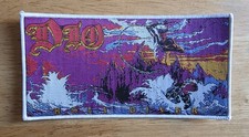 Dio Holy Diver White Border Woven Patch 20cm X 10cm