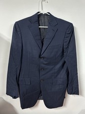 Ermenegildo Zegna 15Milmil15 Blazer Men 36US Wool Mi Sutra Switzerland Pinstripe