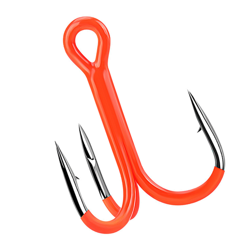 Lot De 50 Hameçons Triples – Acier Carbone Anti-rouille, Tailles 2/4/6/8/10 – Pour Eau Douce Et Mer, Pêche Carpe, Brochet, Bar.