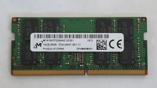 16GB Micron DDR4 2400MHz 2Rx8 SO-DIMM – MTA16ATF2G64HZ-2G3E1 – Laptop RAM