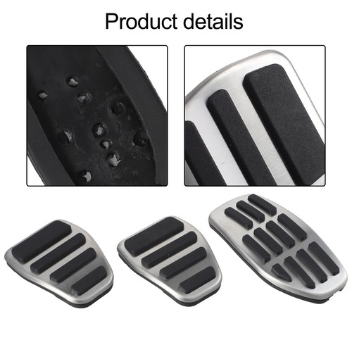 Car Pedal Cover Kit Accelerator Pedal Cover Clutch Pedal Cover Fitment - Picture 9 of 12