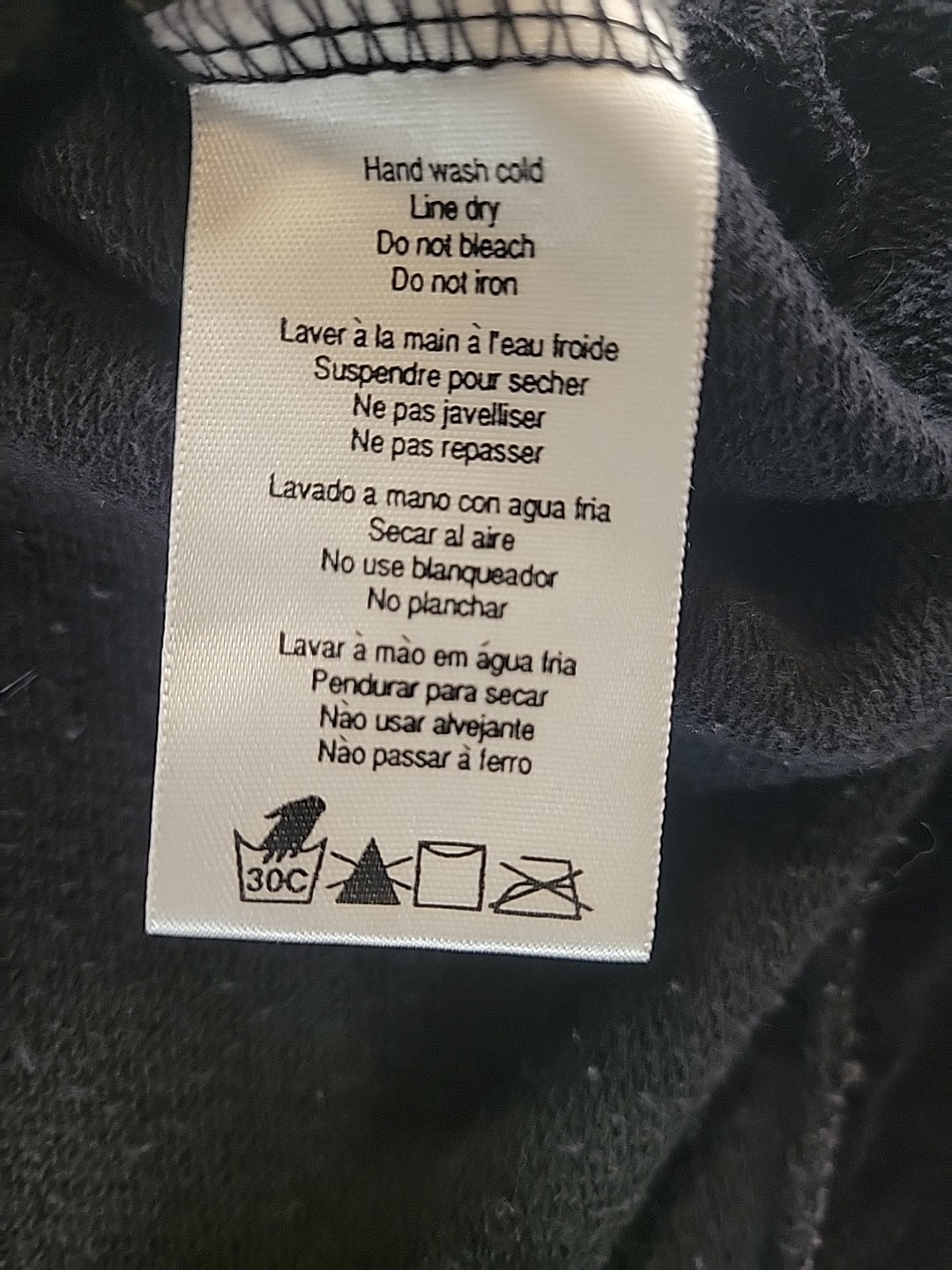 Harley Davidson Black Collared Pullover Crop Wome… - image 6