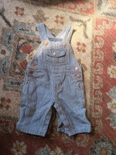 Oshkosh BGosh Baby Striped Overalls Blue And ...