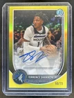 2025-26 Bowman Terrence Shannon Jr. Chrome Auto Autograph Yellow Refractor #/75