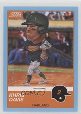 2019 Panini Chronicles Score Light Blue 2/10 Khris Davis #19 b8h