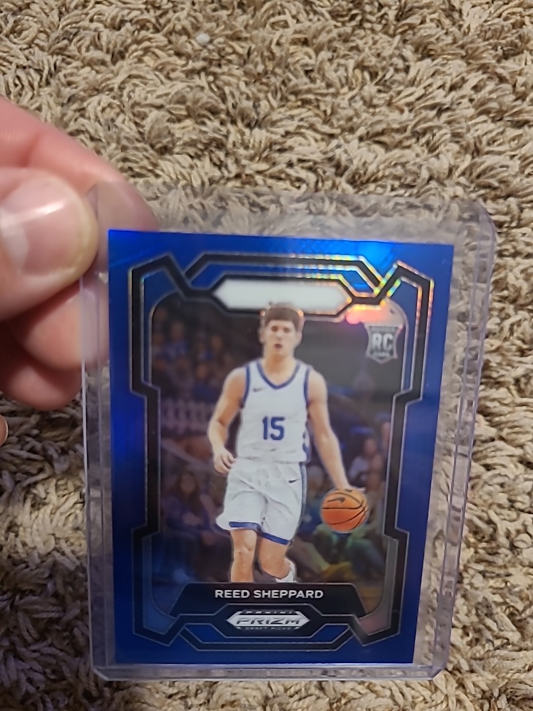 2024 Panini Prizm Draft Picks Reed Sheppard #21 Blue Prizms 178/199