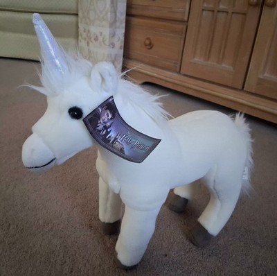 Universal Studios Wizarding World Harry Potter Unicorn  Plush 17'' NWT White 