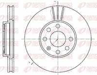 2X Bremsscheibe Remsa 6572.10 FüR CC T98 Astra T92 Opel F70 256Mm Caravan F35