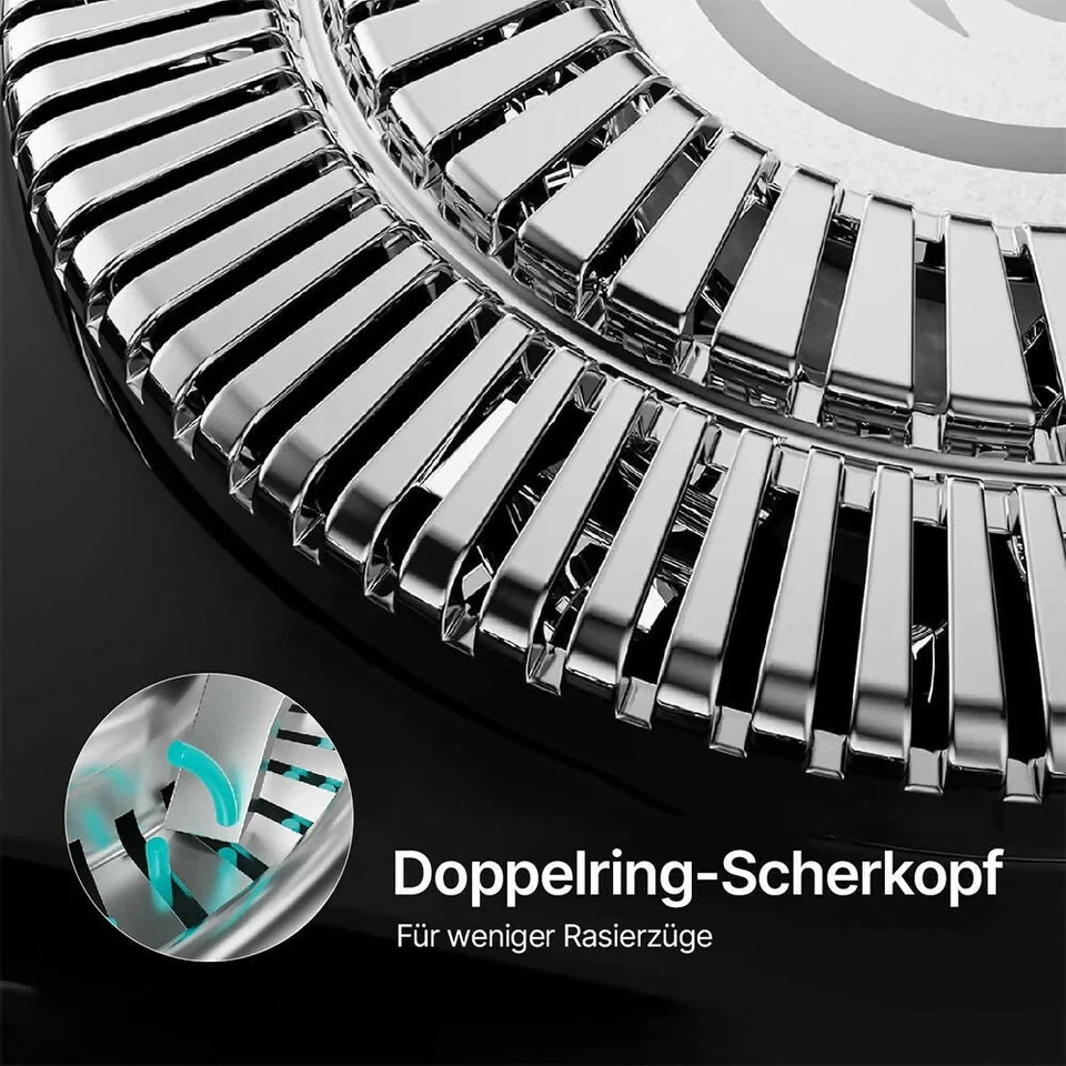 Oryzom™ V1 Pro Slim Men's Electric Shaver 4D Battery Waterproof 3-Head Shave - Image 3 of 4