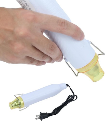 #ad 300W Heat Gun 110V Mini Hot Air Shrink Tools with Stand for Crafts Embossing DIY $16.99