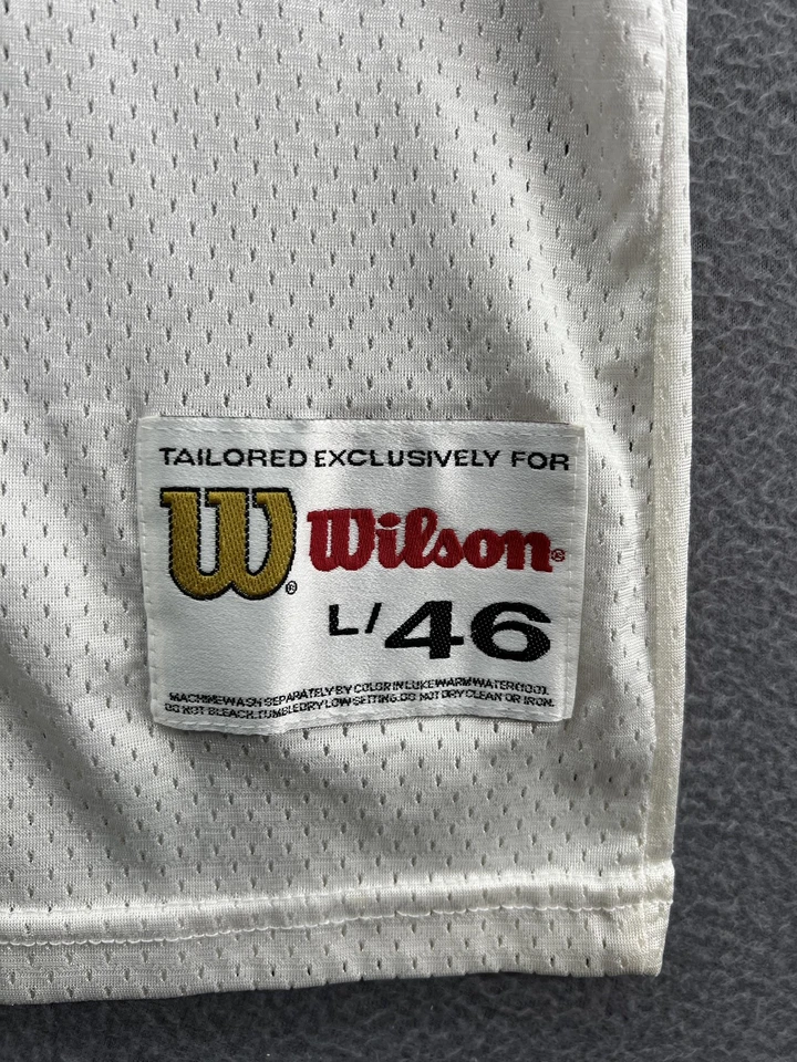 Camiseta de fútbol americano vintage de los Dallas Cowboys para hombre grande blanca azul Troy Aikman NFL años 90 Foto 2 de 4