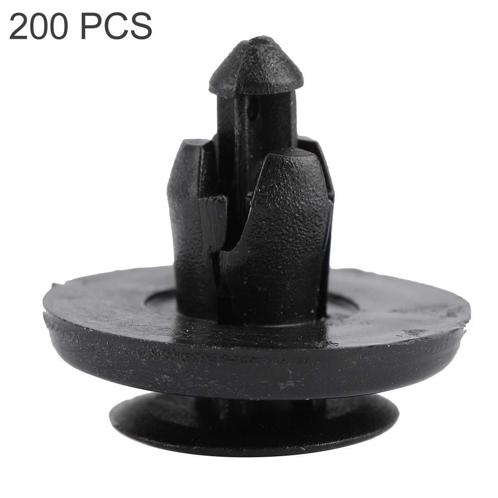 (Two Hundred)Car Retainer Clips Push Type Hood Bumper Mud Guard Liner Fastener