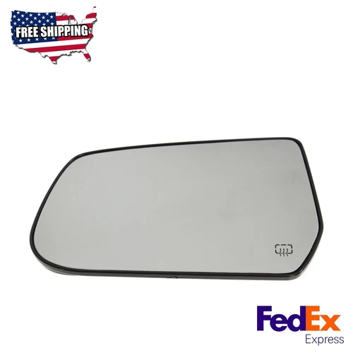 Mirror Glass Heated Driver Side Fits 2010-2017 Chevrolet Equinox GMC Terrain