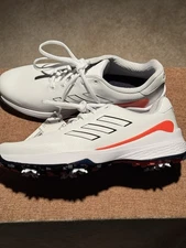 Adidas Men's ZG23 Golf Cleats - IE2131 - White / Blue - Red - Size: 11 NWOB