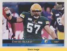 2021 Upper Deck CFL Blue David Beard #13 READ 0v05