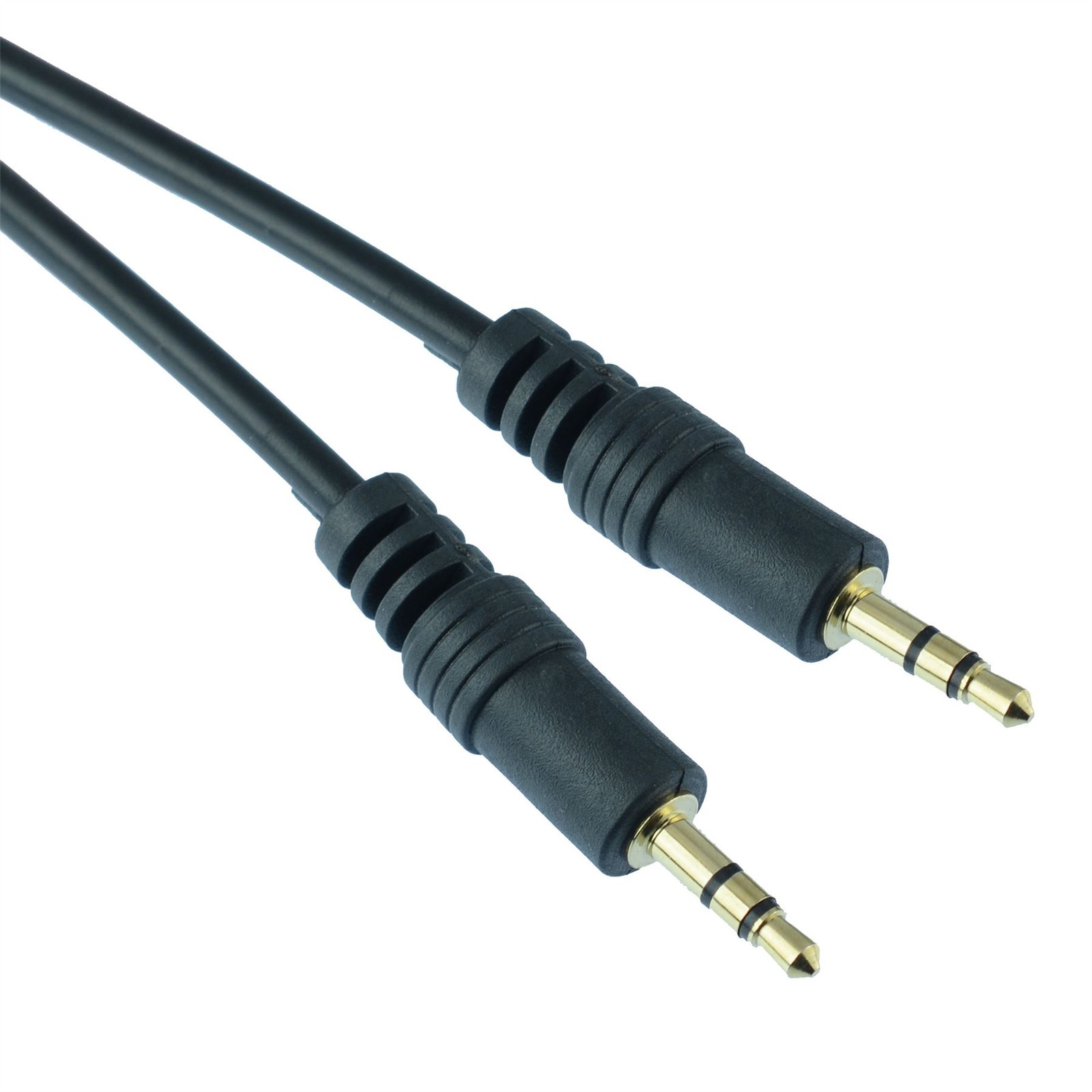1m Gold 3.5mm Stereo Plug to Plug Jack Audio Cable Lead AUX Headphone