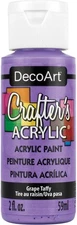 DecoArt Crafter's Acrylic All-Purpose Paint 2oz-Grape Taffy