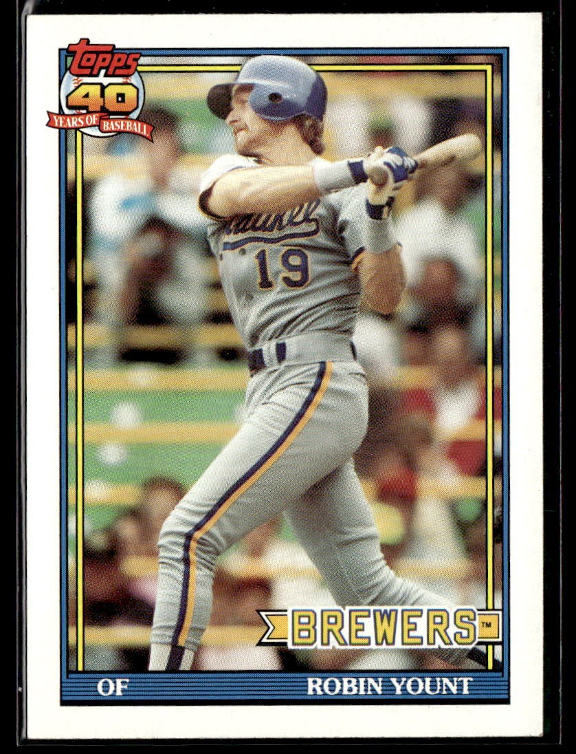 1991 Topps #575 Robin Yount 4001D