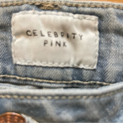 Celebrity Pink women's distressed denim jean shorts size 7/28 b17 - Picture 5 of 5