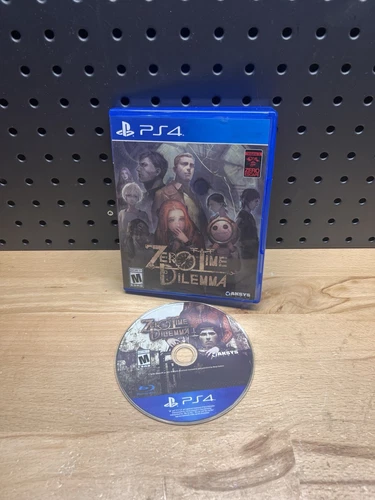 Zero Escape Zero Time Dilemma PlayStation 4 PS4 Complete CIB 