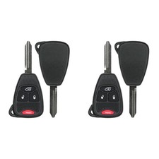 Replacement Keyless Remote Head Key Fob Jeep Liberty 2005 FCC M3N5WY72XX Pack 2