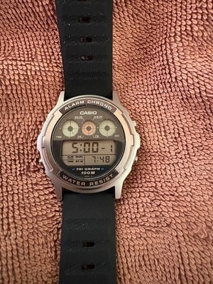 値下げ！CASIO ビンテージTGW-100 Casio TGW-100 Digital Watch Vintage Quartz Retro Classic Model