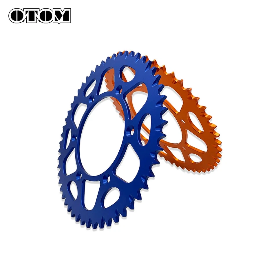 Piñón de cadena trasero para motocicleta 520-52T placa de aluminio con perno para KTM Foto 3 de 4