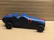 Vintage Boy Scouts Pinewood Derby Wooden Race Car Used A-2