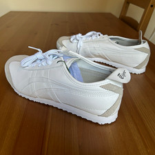Onitsuka Tiger Mexico 66 Men  s White/Beige Low Top Lace-Up Sneakers
