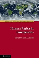 Evan J. Criddle | Human Rights In Emergencies | Buch | Englisch (2016)