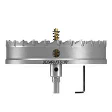 6-1/8" TCT Hole Saws for Hard Metal, Heavy Duty 156mm Tungsten Carbide Tipped...