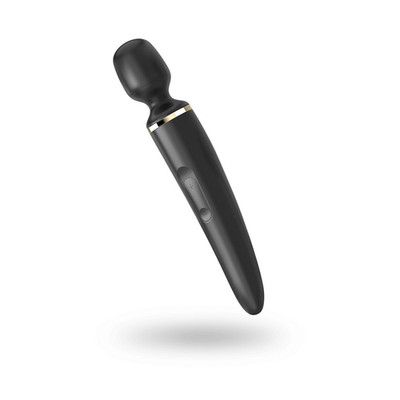 Satisfyer Wand-er Woman Vibrator Wand XXL 50 Pattern Silicone Black High Tech