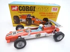 VINTAGE CORGI TOYS 158 LOTUS CLIMAX F1 RACING CAR IN ORIGINAL BOX 1969