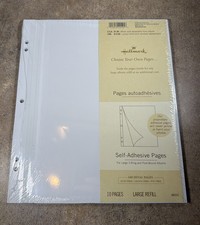 Hallmark AR6555 Refill Pages Self Adhesive For Large Post-Bound Albums 10 Pg NEW
