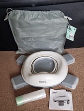 Nuby Go Potty Toddler Folding Toilet / Seat Non-Slip Travel Ready Splash Guard