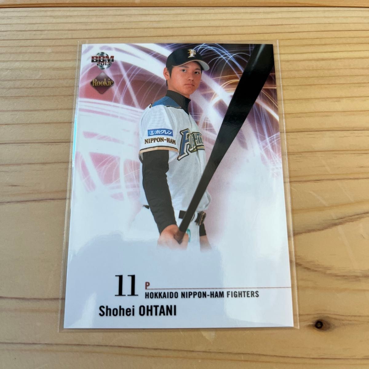 2013 BBM Rookie Edition Shohei Ohtani RC #42 (Batting)